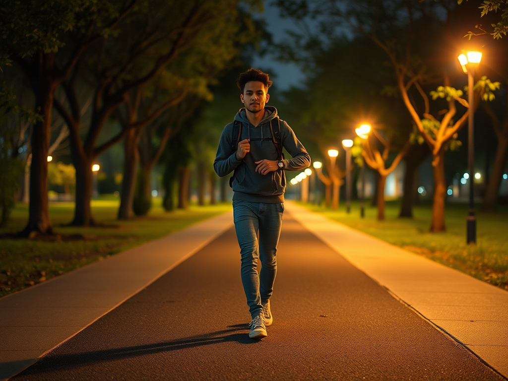 How to Walk Safely at Night